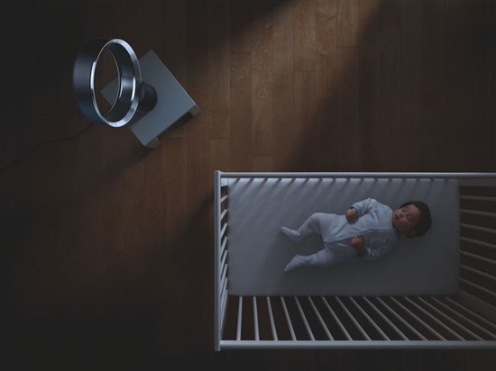 Tischventilator Dyson AM06 für einen ruhigen Schlaf Ihrer Kinder