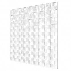 Lüftungsgitter für Mineraldecke aus hochwertigem Kunststoff 595x595 mm, weiß