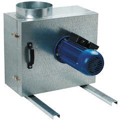 Schallgedämmter Rohrventilator für Großküchen und Industrie Ø 150 mm