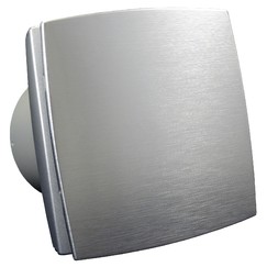 Badventilator mit Aluminium-Frontplatte und Zeitnachlauf Ø 100 mm, sparsam und leise